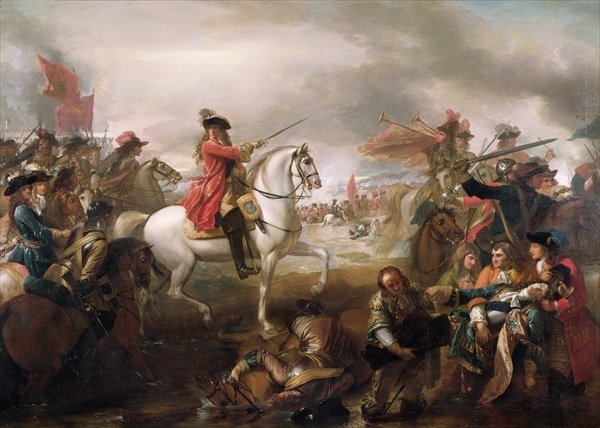 Guglielmo III alla Battaglia del Boyne di Benjamin West