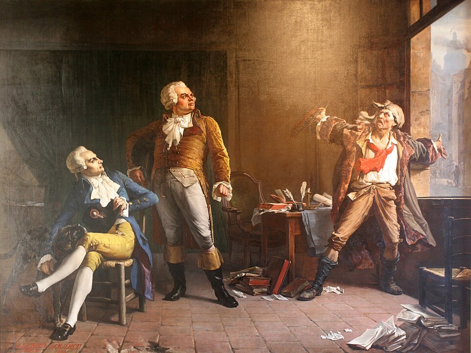 Danton, Marat e Robespierre di A. Loudet